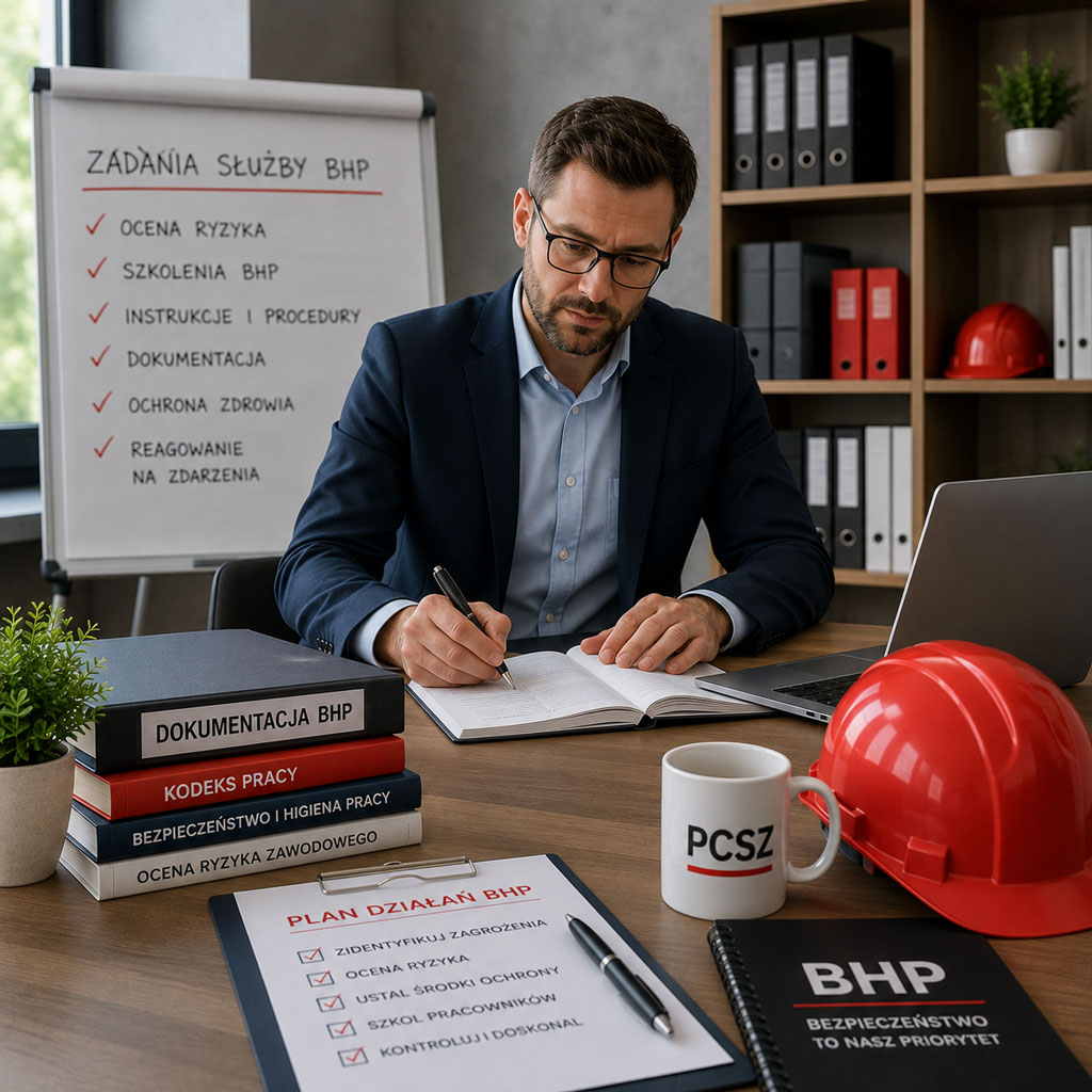 Szkolenie dla pracodawcow pelniacych zadania sluzby BHP cala dokumentacja